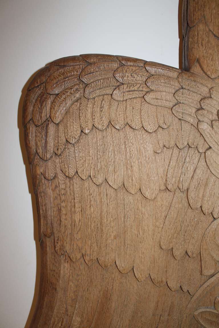 20th Century Pair of Woodcarved Griffins For Sale