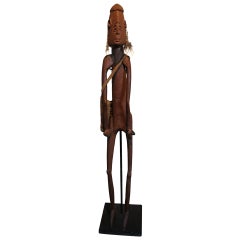 Asmat Ancestor Female Sculpture