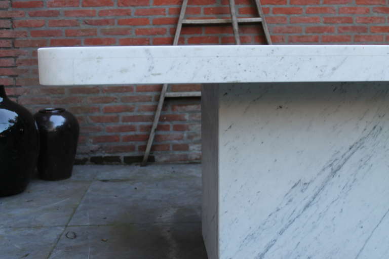 Dutch Carrara Marble Table
