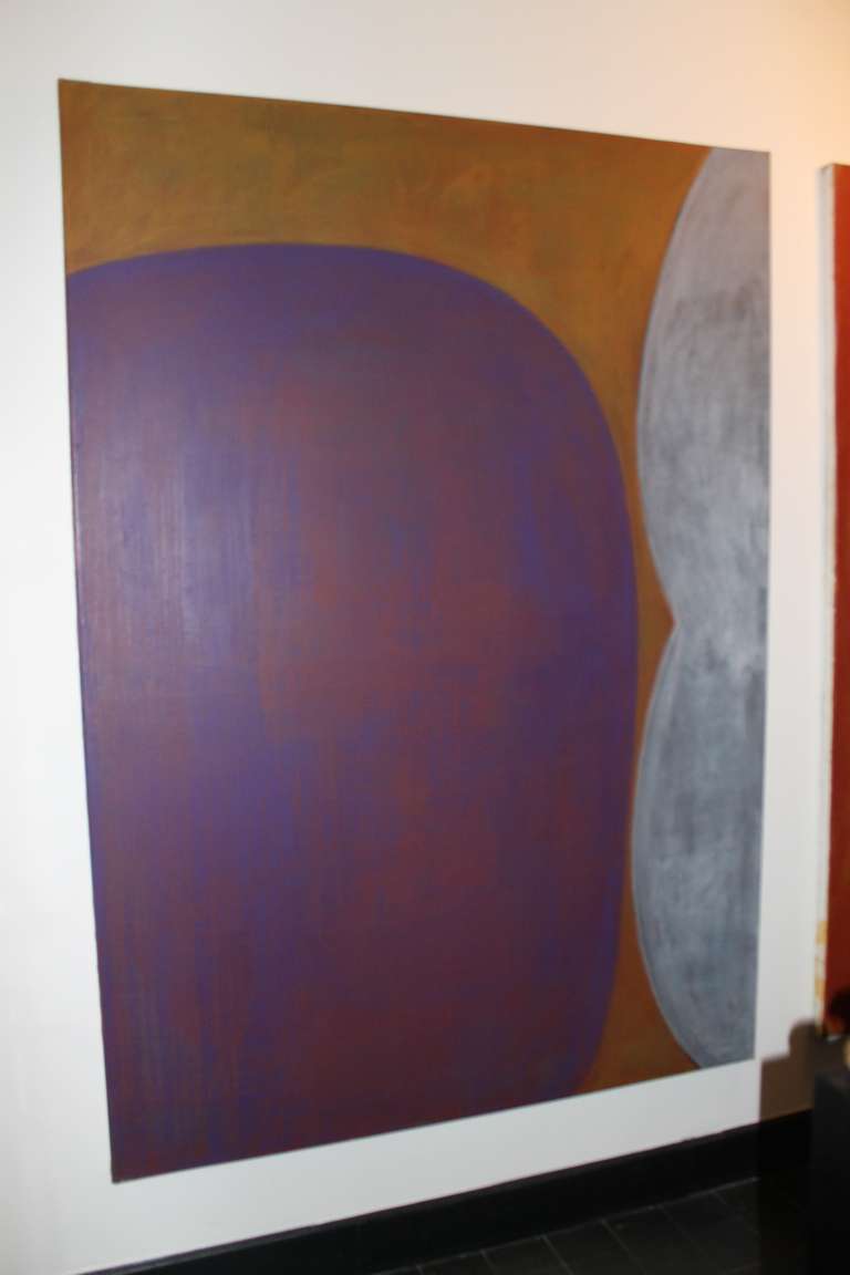 Dutch Pair of Large Abstract Paintings For Sale