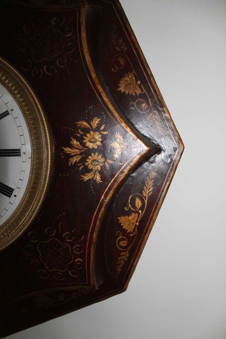 French 'Oeil de Boeuf' Clock In Good Condition For Sale In Sint Annaland, NL