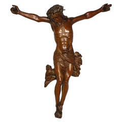 A Crusifix in Boxwood, 19th Century 9