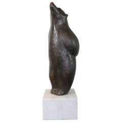 Polar Bear in Bronze from the 1980s