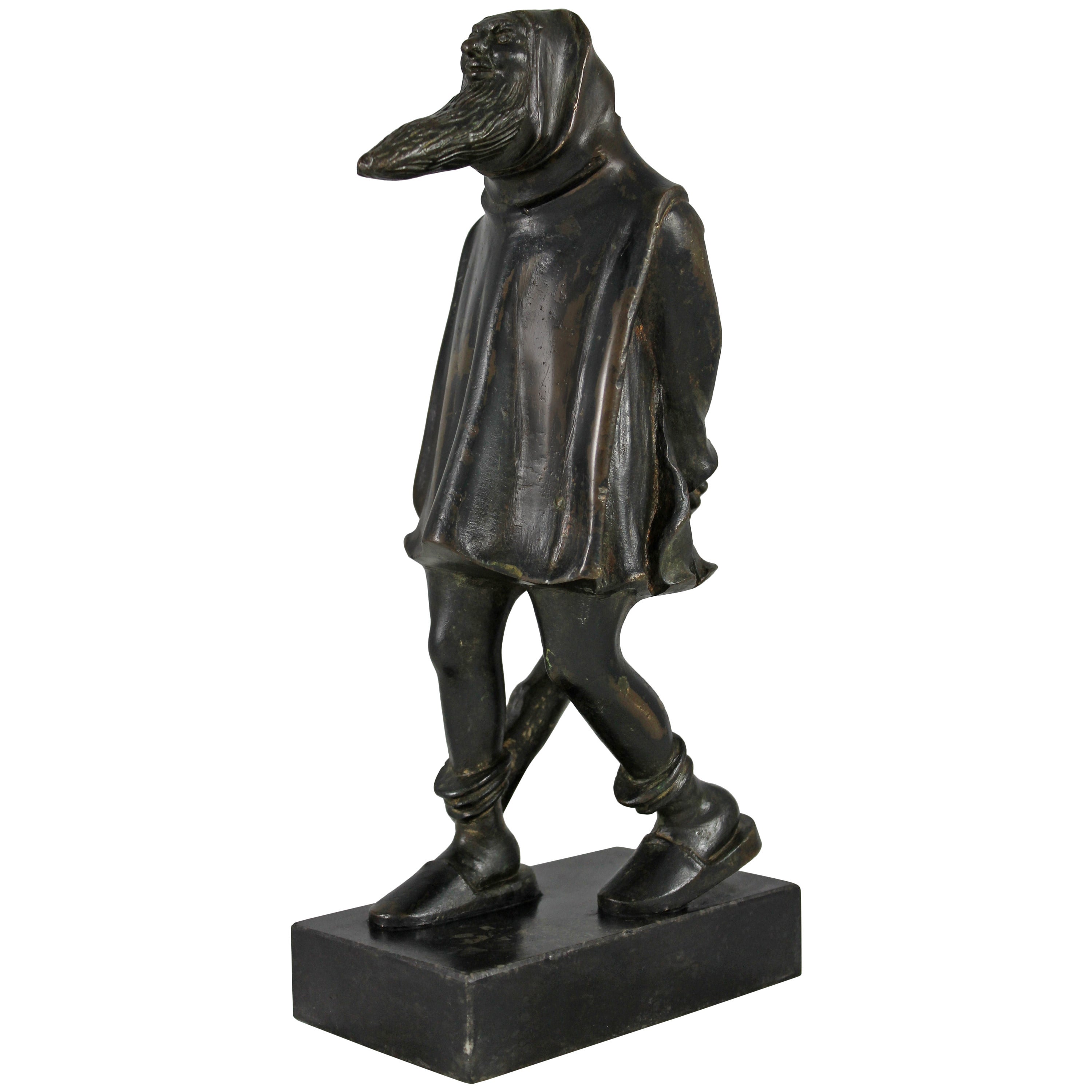 Bronze Wild Man, 18th or 19th Century For Sale