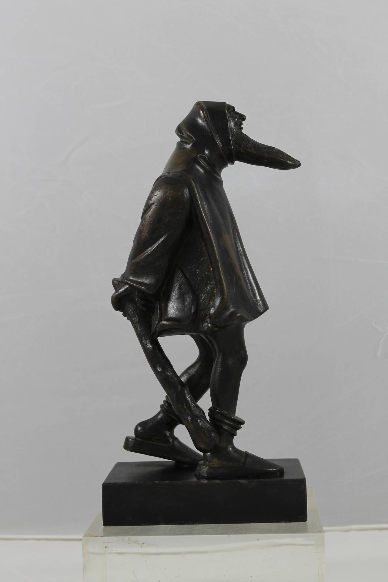 Bronze Wild Man, 18th or 19th Century For Sale 1
