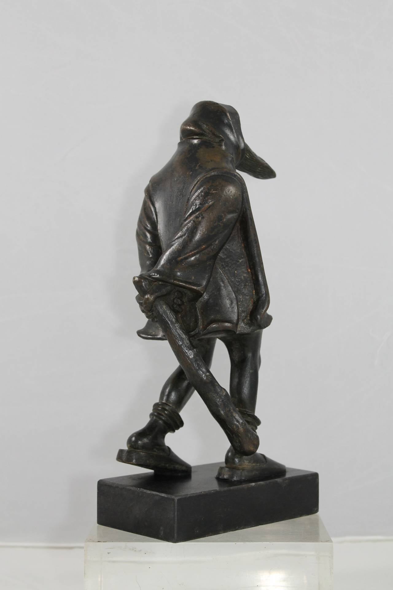 Bronze Wild Man, 18th or 19th Century For Sale 2