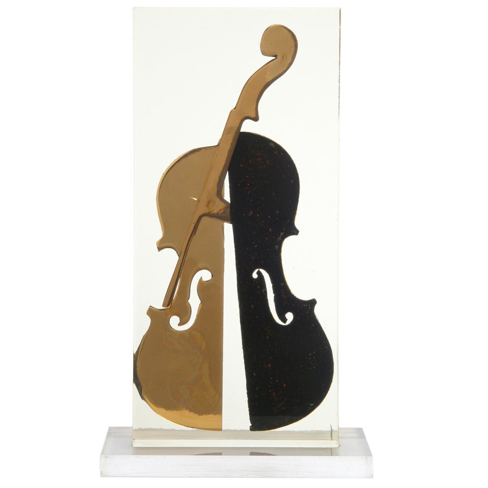 Signed Violin of Fernandez Arman, 1997 For Sale
