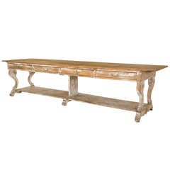 Antique Library Table