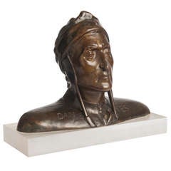 Bust of Dantes circa 1900