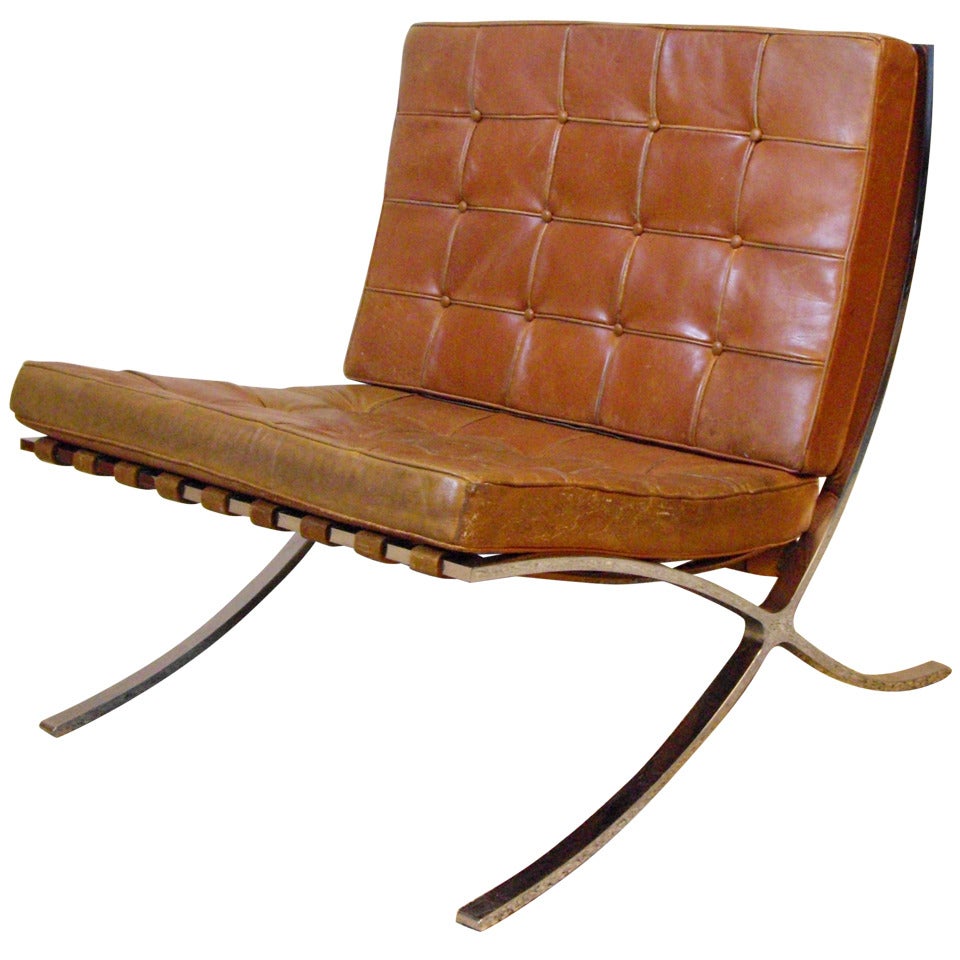 Ludwig Mies van der Rohe Barcelona Chair by Knoll For Sale