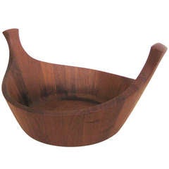 Jens Quistgaard teak Viking Bowl