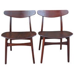Pair of CH-30 Chairs by Hans Wegner