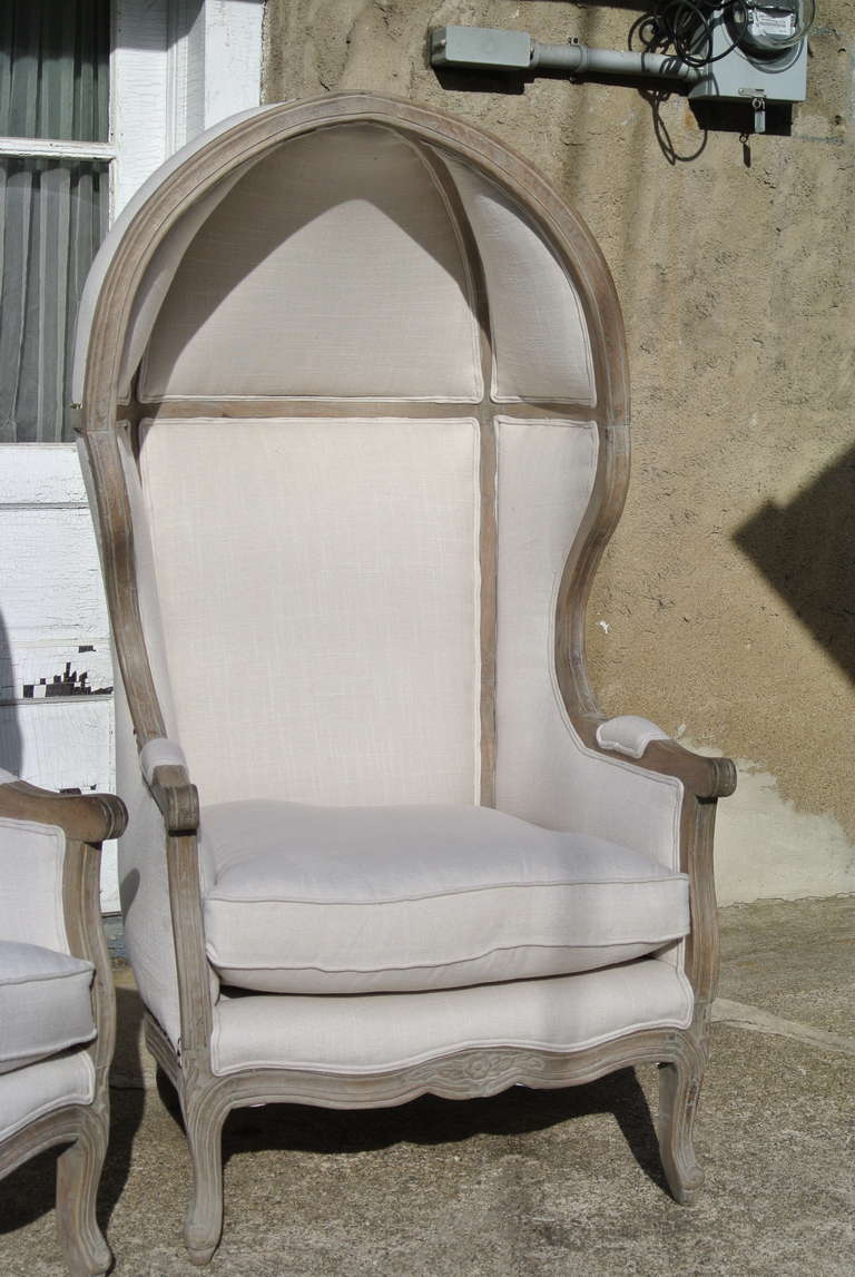 french canopy chair