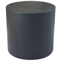 Ebonized Pedestal End Table by Paul Mayen