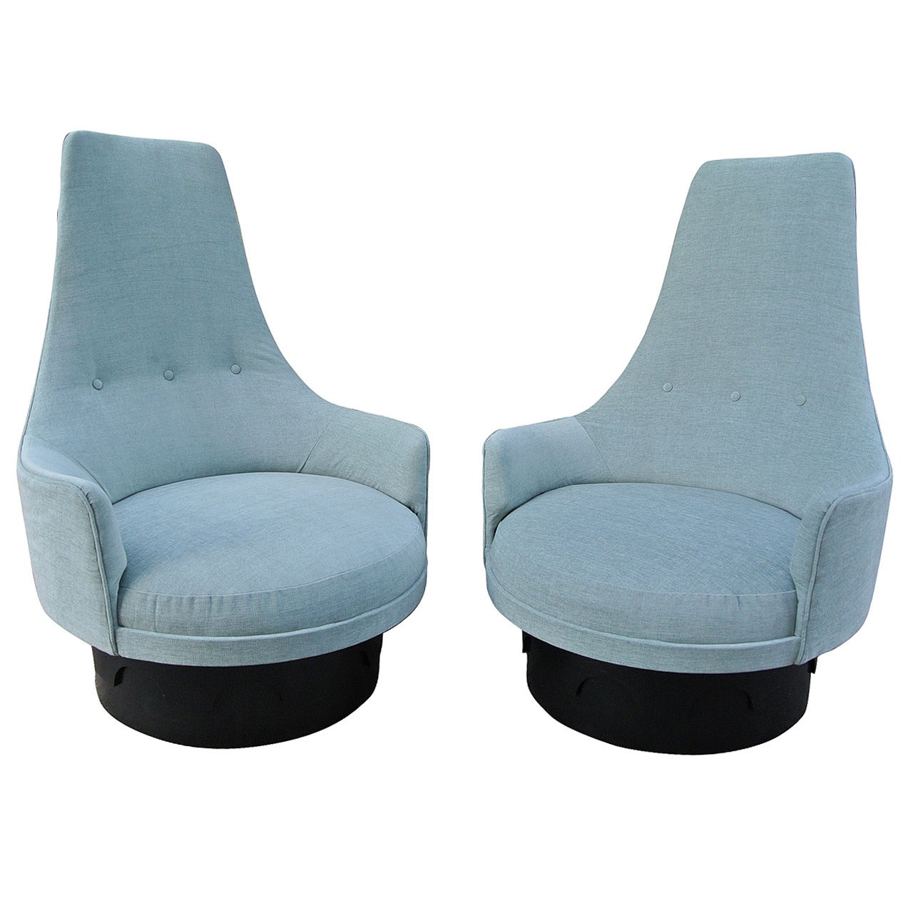 Adrian Pearsall High Back Barrel Chairs