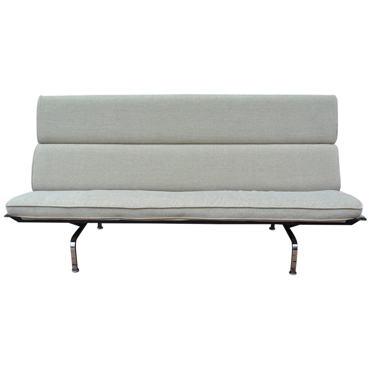 Charles Eames Compact Sofa for Herman Miller For Sale