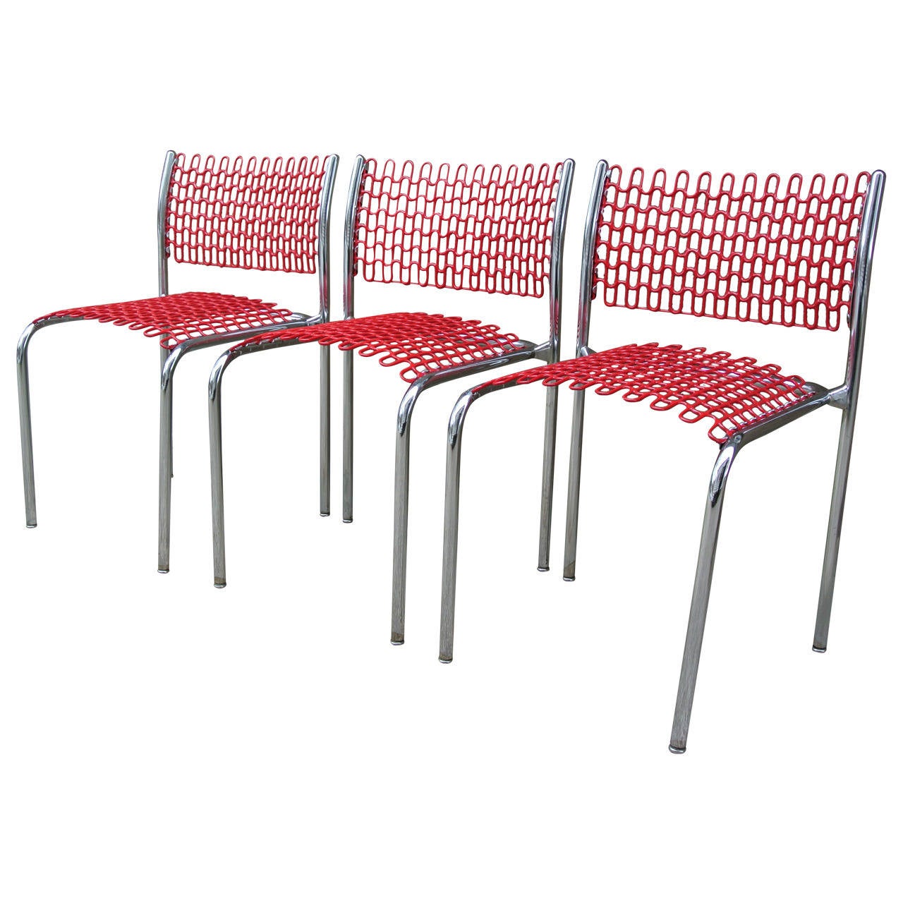 SofTek Stacking Chairs by David Roland at 1stDibs
