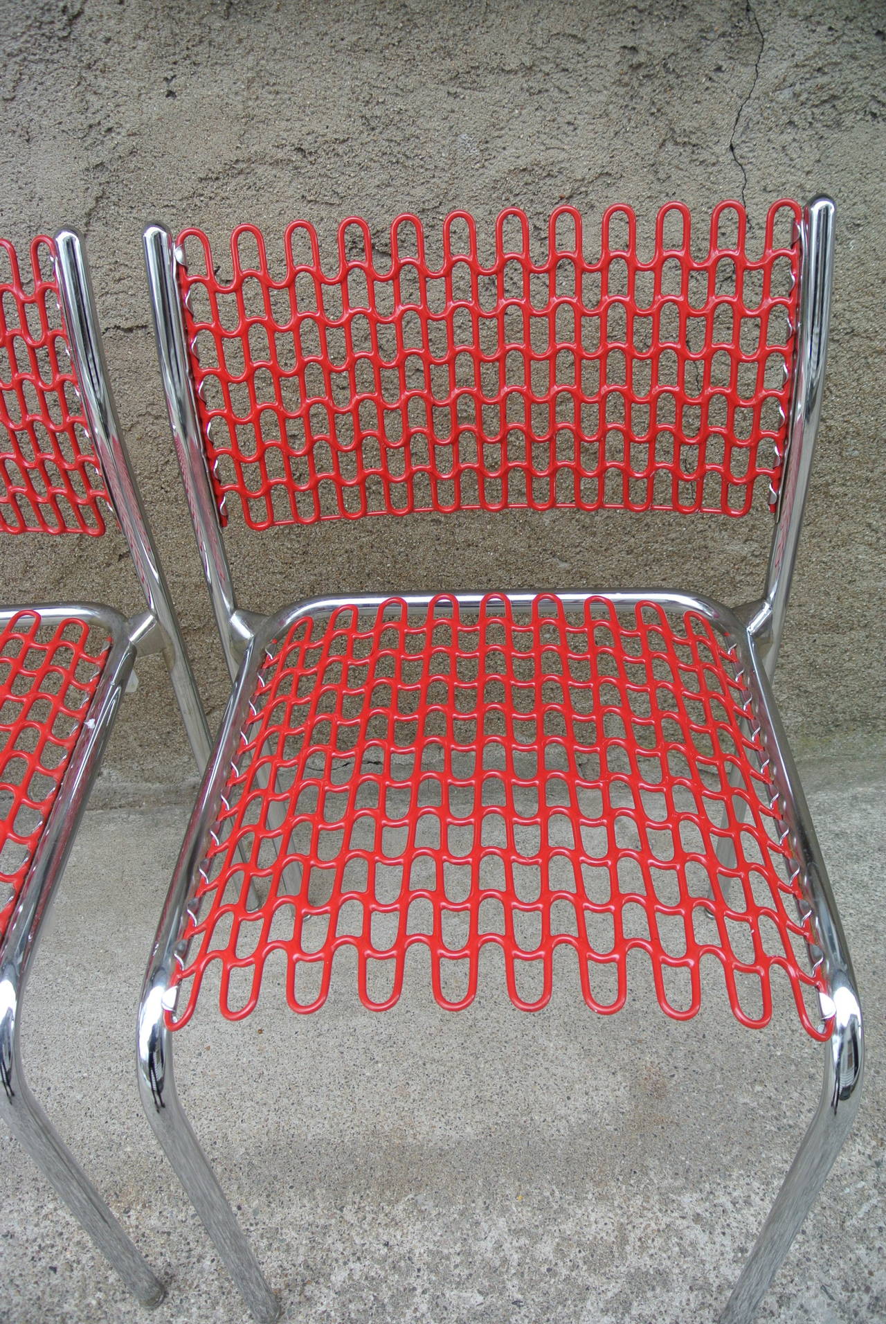 American Thonet Sof-Tek Stacking Chairs by David Roland