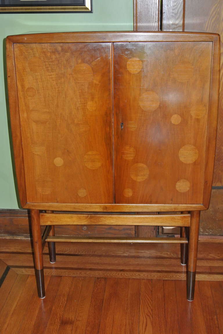 Edvard and Tove Kindt-Larsen Walnut Bar Cabinet