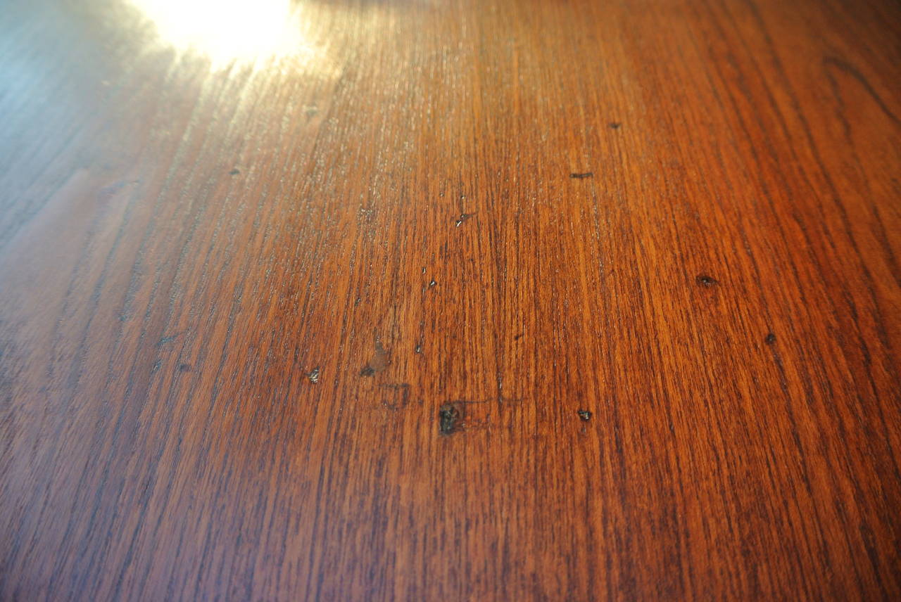 Dining Table in Teak by Henning Kaerjnulf for Vejle Stole In Excellent Condition For Sale In Morristown, NJ