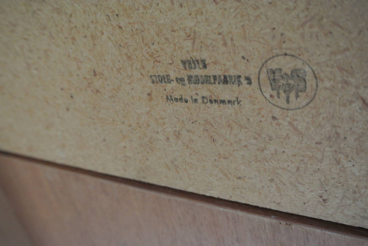 Dining Table in Teak by Henning Kaerjnulf for Vejle Stole For Sale 1