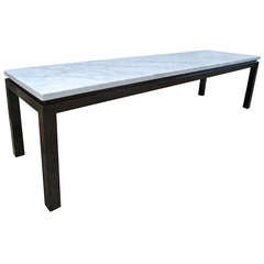 Harvey Probber Carrara Marble Coffee and Cocktail Table