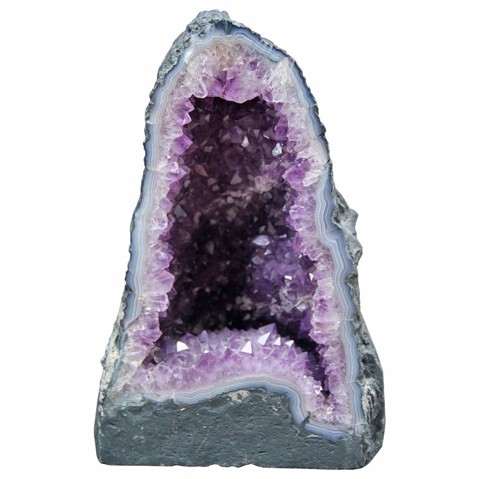 Brazilian Single Amethyst Crystal Geode