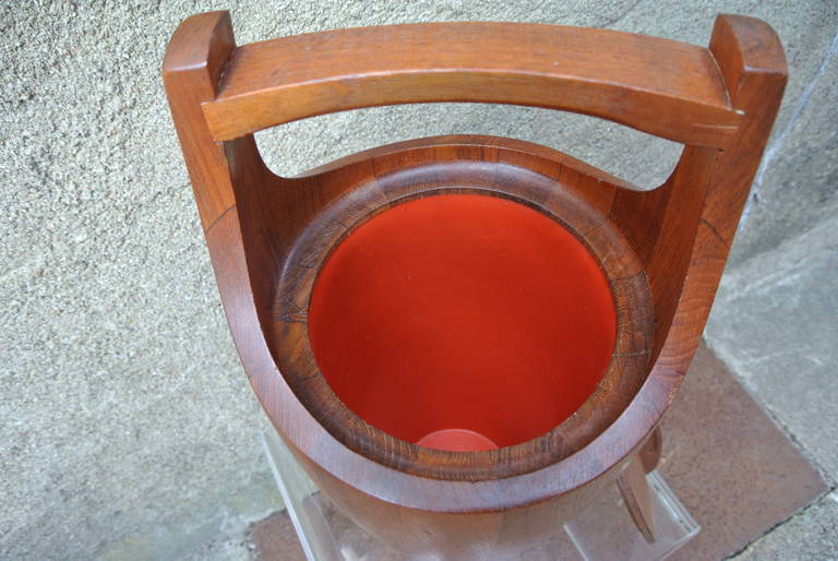 Mid-20th Century Early Teak Ice Bucket by Jens Quistgaard For Sale