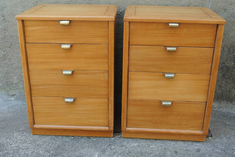 American Pair of Nightstands or Chests by Edward Wormley for Drexel