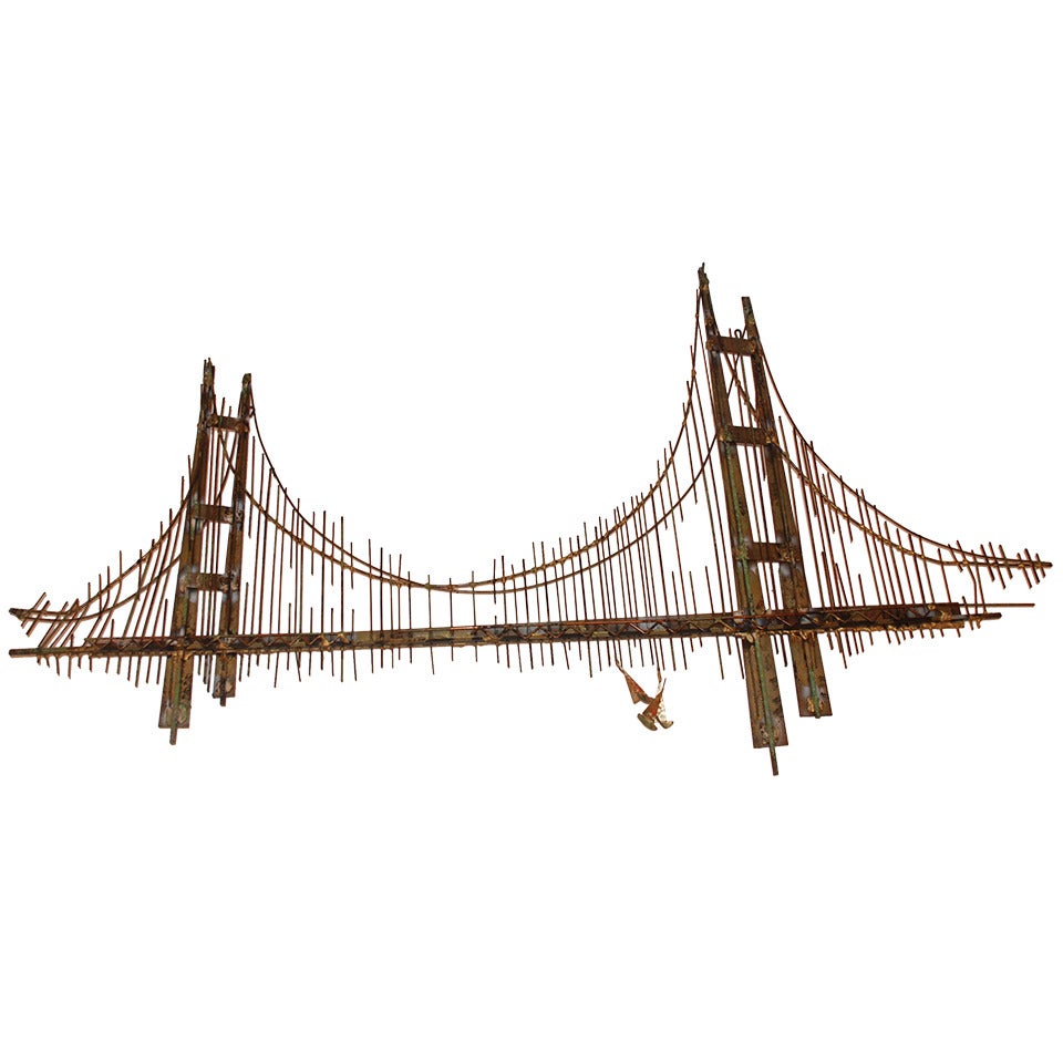 Curtis Jere "Bridge" Metal Sculpture