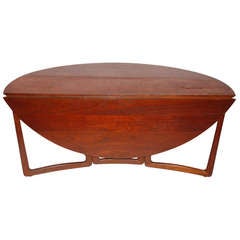 Peter Hvidt & Mølgaard-Nielsen for John Stuart Teak Drop-Leaf Dining Table 8