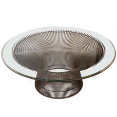 Warren Platner for Knoll Bronze Coffee Table