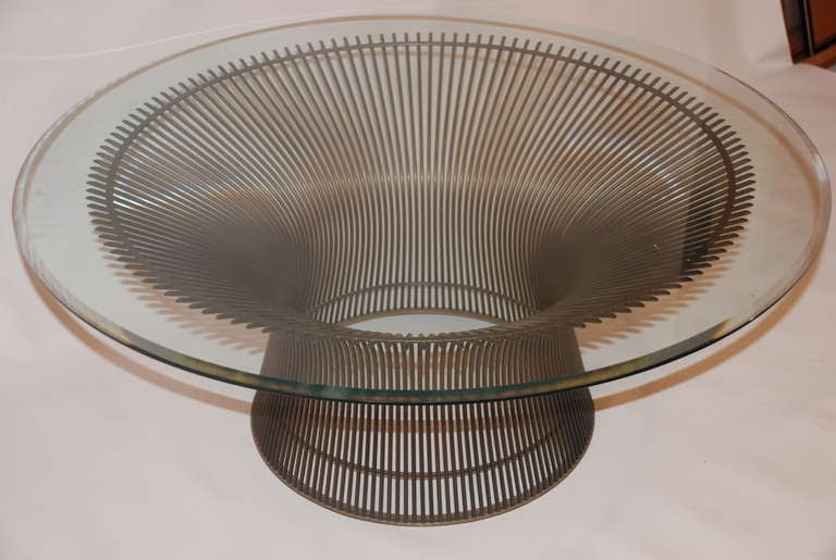 Warren Platner for Knoll Bronze Coffee Table at 1stDibs