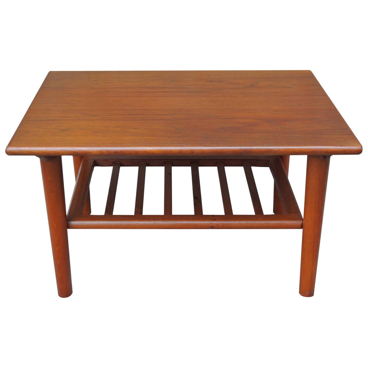 Teak End Table by Soren Jensen for Kubus at 1stdibs