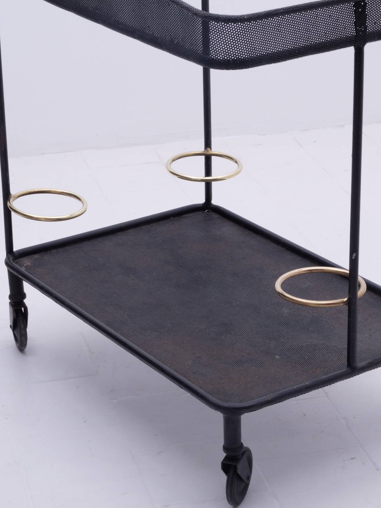 Trolley Mathieu Matégot Cocktail Serving Table, Venise Model, 1953 In Excellent Condition For Sale In London, GB
