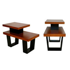 Geometric Side Tables by Paul Frankl