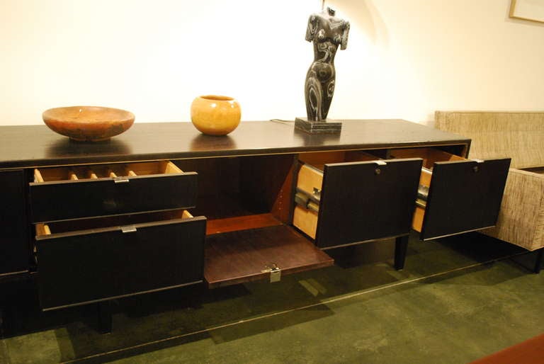 Mid-Century Modern Custom Long Credenza by Alex Yermakov For Sale