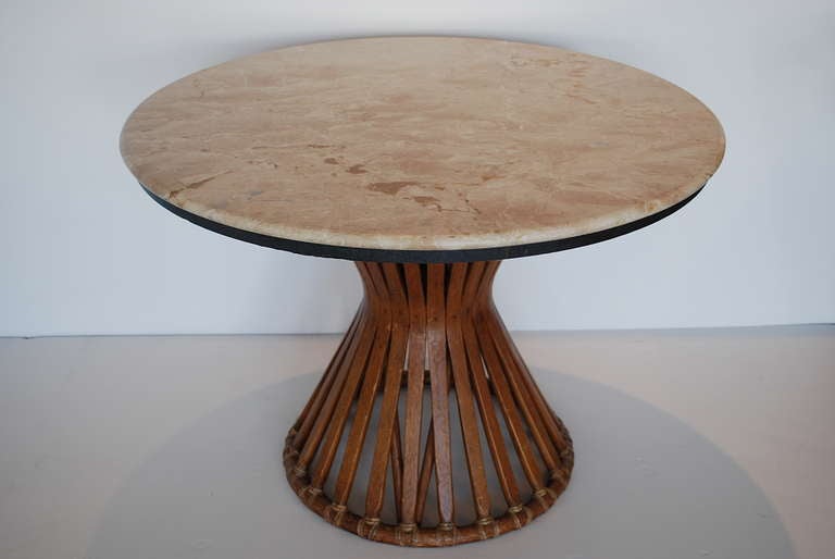 John and Elinor McGuire founded McGuire furniture in 1948 with a simple idea...build objects of perfect proportion and design with natural materials. Although they became known as one of the premiere sources for rattan and bamboo furniture bound