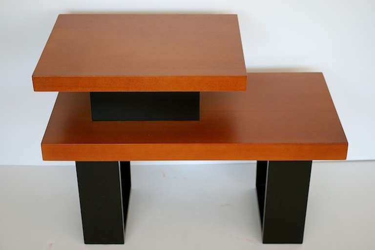 American Geometric Side Tables by Paul Frankl