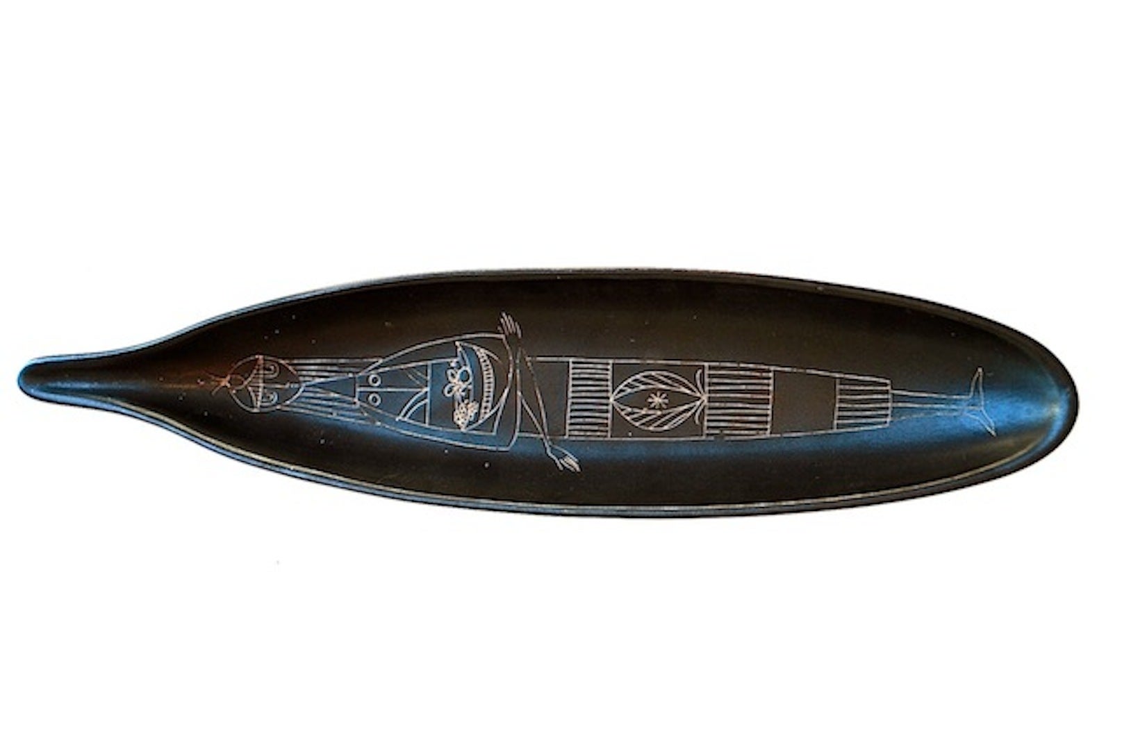 Evelyn Ackerman Important Signed Ceramic, circa 1954 For Sale