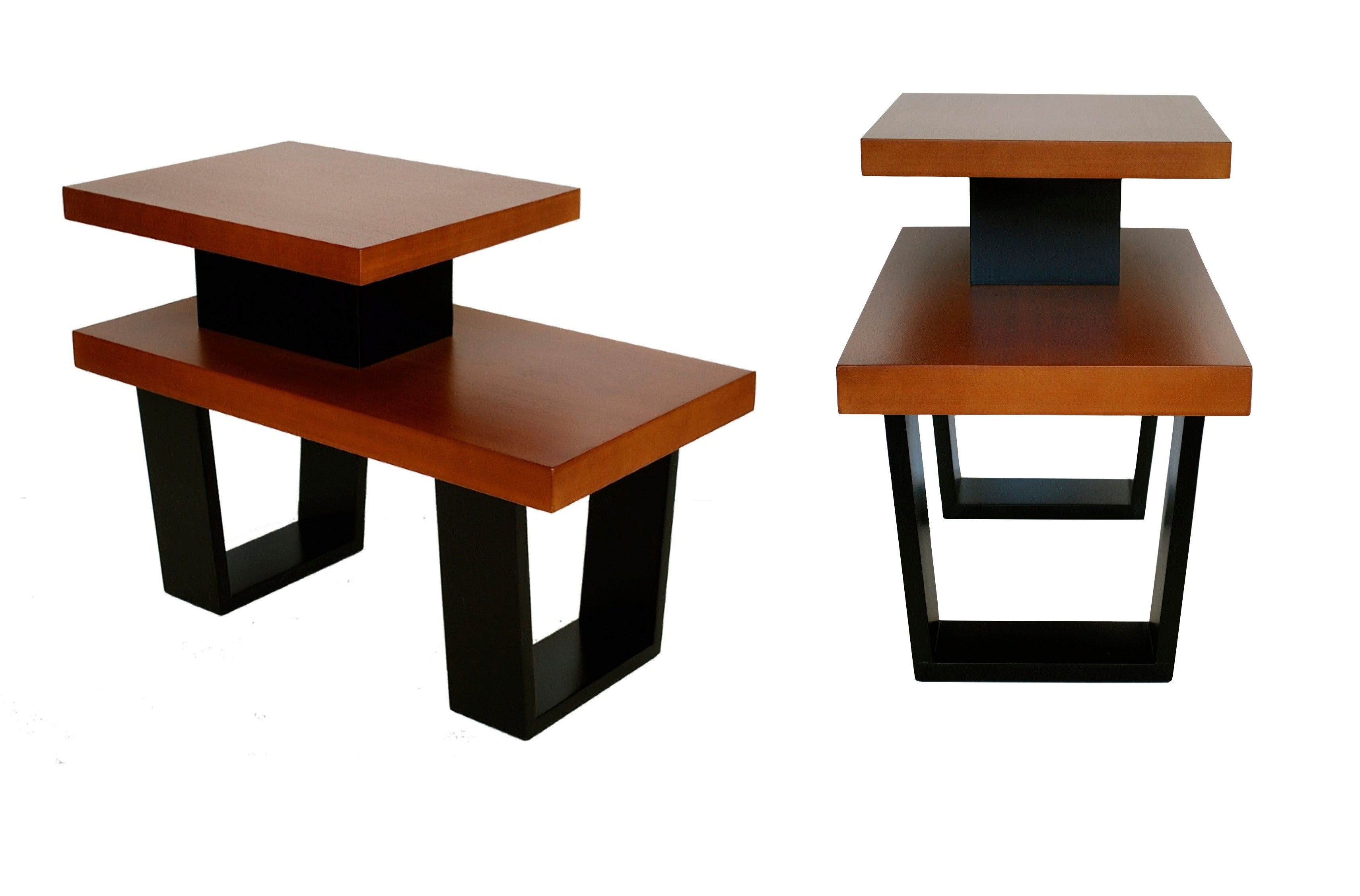 Geometric Side Tables by Paul Frankl