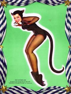 Ziegfeld Follies: Set Of Four Original 'Petty Girls' Pin Up Movie Trade Cards