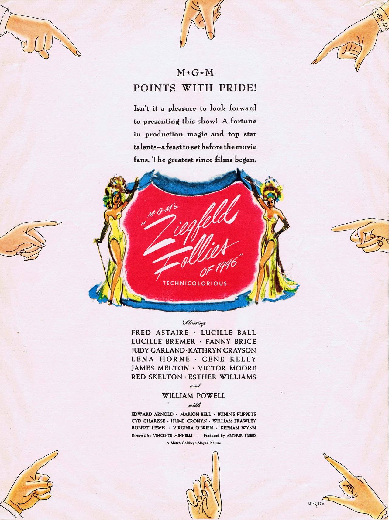 Paper Ziegfeld Follies: Set Of Four Original 'Petty Girls' Pin Up Movie Trade Cards