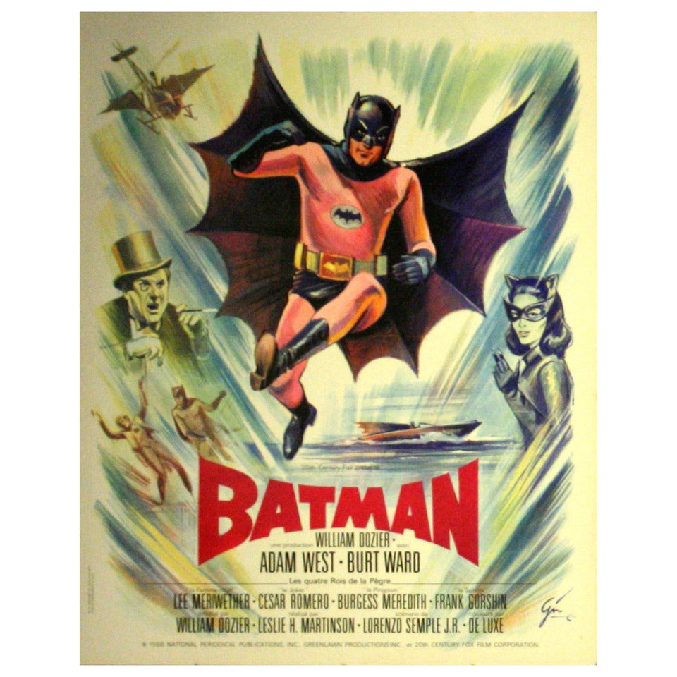045 Vintage Movie Art Poster Batman
