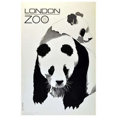 Original Retro Poster for London Zoo