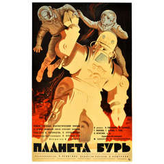 Original Vintage Movie Poster for "Storm Planet"