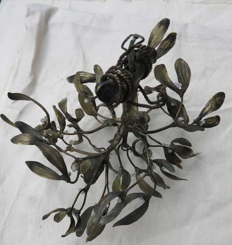 Bronze Mistletoe Chandelier 1