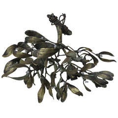 Antique Bronze Mistletoe Chandelier