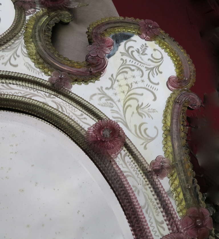Murano Glass Extraordinary Murano Mirror