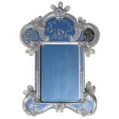 1950' Romantischer venezianischer Spiegel
